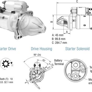 Motor De Partida Zm MP-ZM8048003