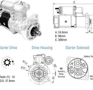 Motor De Partida Zm MP-ZM8029002