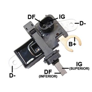 Portacarbón Alternador Gauss PCA-GA366