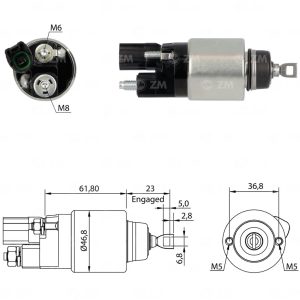 Solenoide Zm SOL-ZM1281