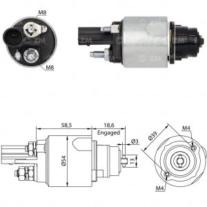 Solenoide Zm SOL-ZM3498