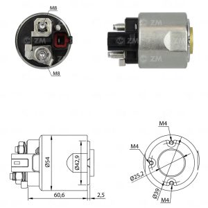 Solenoide Zm SOL-ZM8492