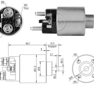 Solenoide Zm SOL-ZM8995