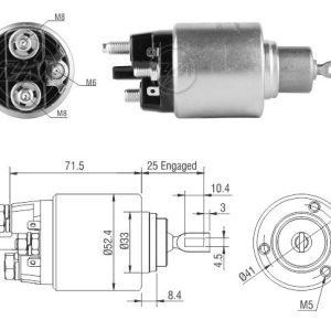 Solenoide Zm SOL-ZM7382