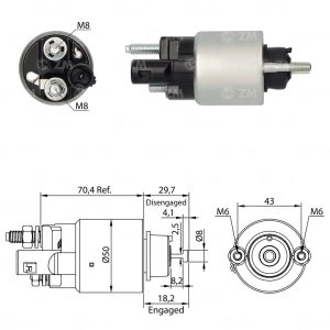 Solenoide Zm SOL-ZM5709