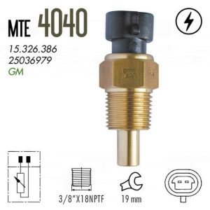 Bulbo Temperatura Mte-Thomson MTE-4040