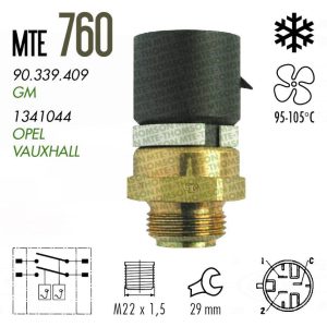 Bulbo Temperatura Mte-Thomson MTE-76095105