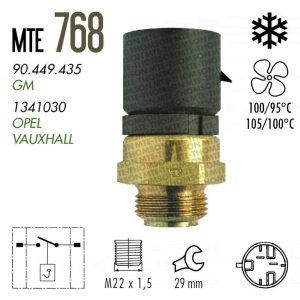 Bulbo Temperatura Mte-Thomson MTE-76810095