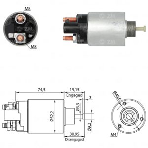 Solenoide Zm SOL-ZM1866