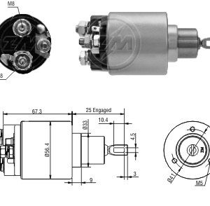 Solenoide Zm SOL-ZM6775