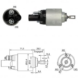 Solenoide Zm SOL-ZM8381