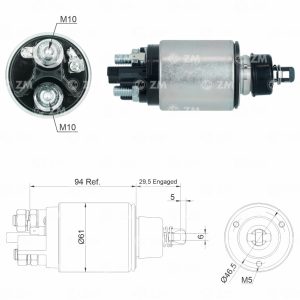 Solenoide Zm SOL-ZM3826