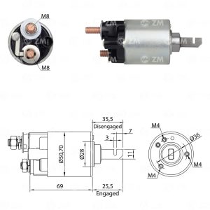Solenoide Zm SOL-ZM607