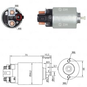 Solenoide Zm SOL-ZM4392