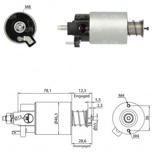 Solenoide Zm SOL-ZM1665