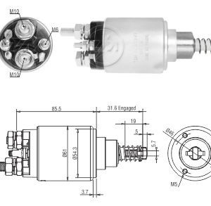 Solenoide Zm SOL-ZM1732