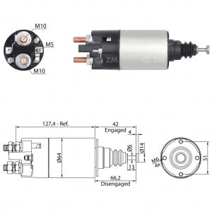 Solenoide Zm SOL-ZM4842