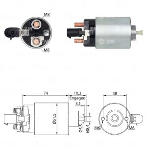 Solenoide Zm SOL-ZM5695