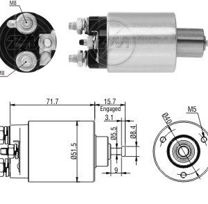 Solenoide Zm SOL-ZM1865