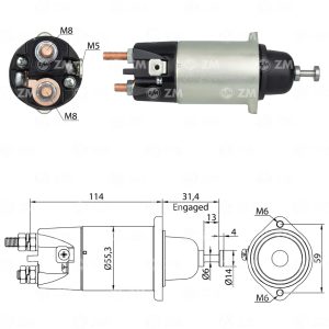 Solenoide Zm SOL-ZM4898