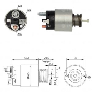 Solenoide Zm SOL-ZM3261