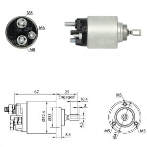 Solenoide Zm SOL-ZM3381