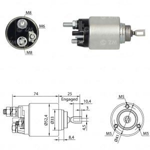Solenoide Zm SOL-ZM2381