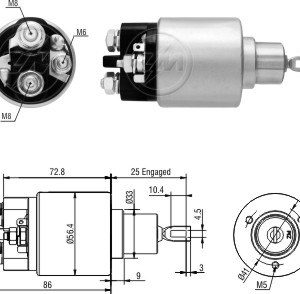 Solenoide Zm SOL-ZM5973