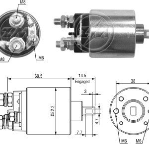 Solenoide Zm SOL-ZM2484
