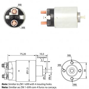 Solenoide Zm SOL-ZM2699