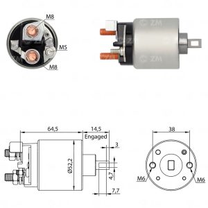 Solenoide Zm SOL-ZM2710