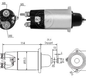 Solenoide Zm SOL-ZM2898