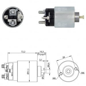 Solenoide Zm SOL-ZM4996