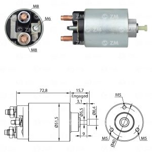 Solenoide Zm SOL-ZM865