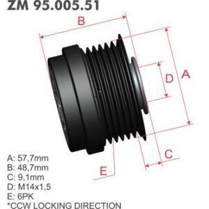 Polea Zm POL-9500551