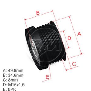 Polea Zm POL-9600044