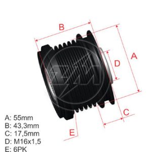 Polea Zm POL-9600045