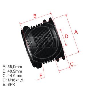 Polea Zm POL-9600029