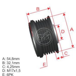 Polea Zm POL-9601003