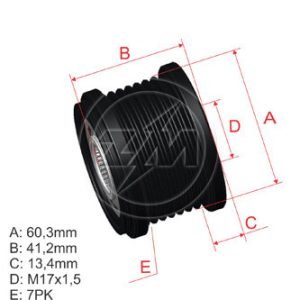 Polea Zm POL-9601012