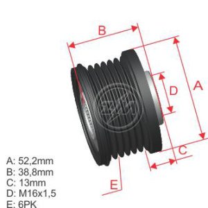 Polea Zm POL-9600801
