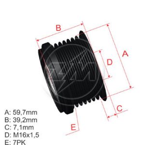Polea Zm POL-9600802