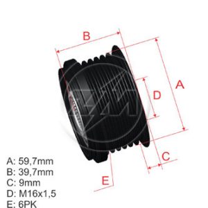 Polea Zm POL-9600803