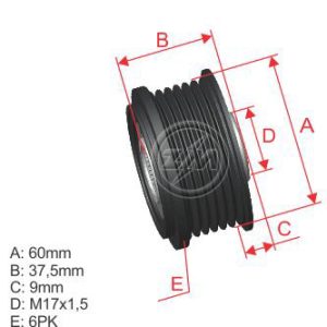 Polea Zm POL-9601002