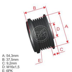 Polea Zm POL-9600701