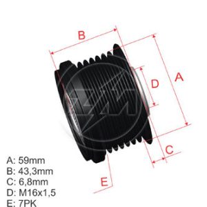 Polea Zm POL-9600702