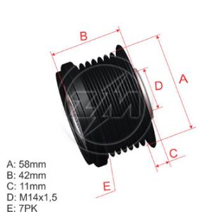 Polea Zm POL-9600515