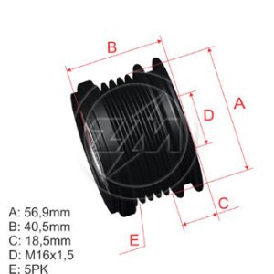 Polea Zm POL-9601225