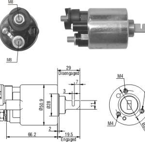 Solenoide Zm SOL-ZM608