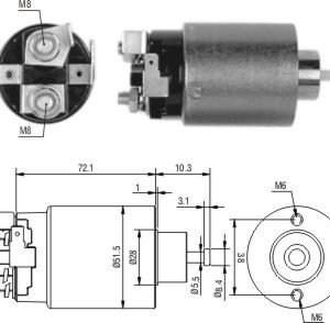 Solenoide Zm SOL-ZM698